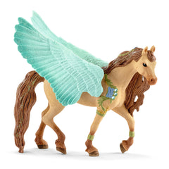 Schleich bayala Decorated Pegasus Stallion pose with lifelike detail for imaginative play.