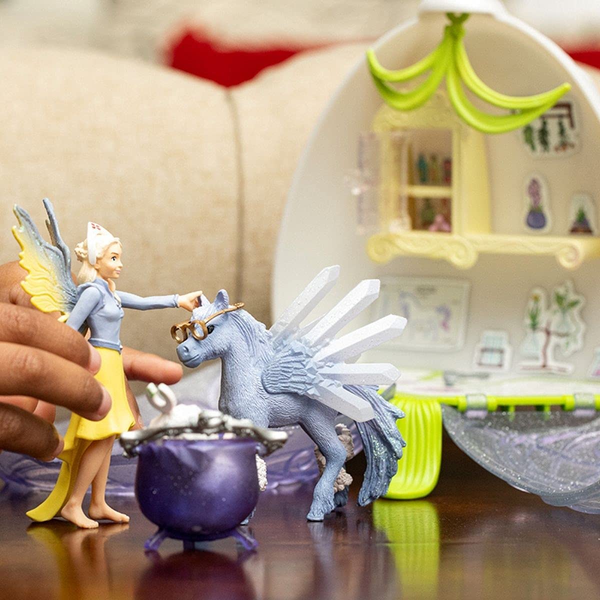 Schleich bayala Pegasus figurine ready for adventures.