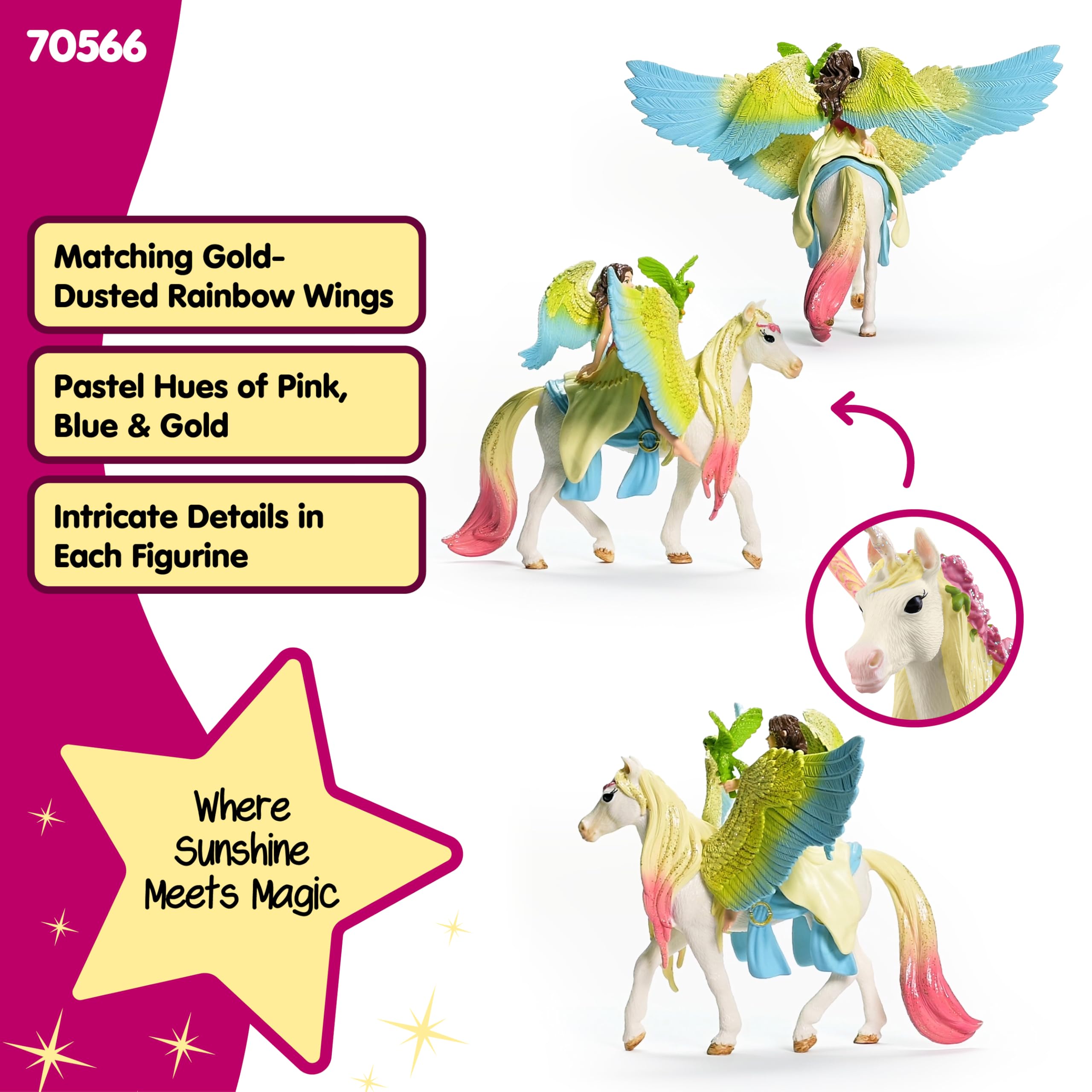Schleich Bayala Surah cafe blossom scene invites magical storytelling moments