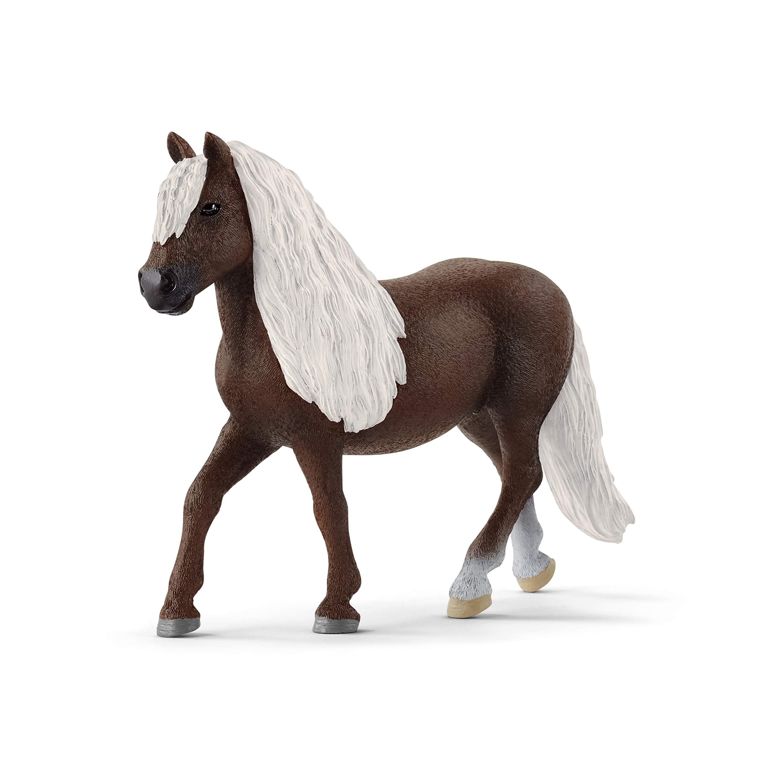 Schleich Black Forest Mare toy horse figurine, lifelike detail for imaginative farm play