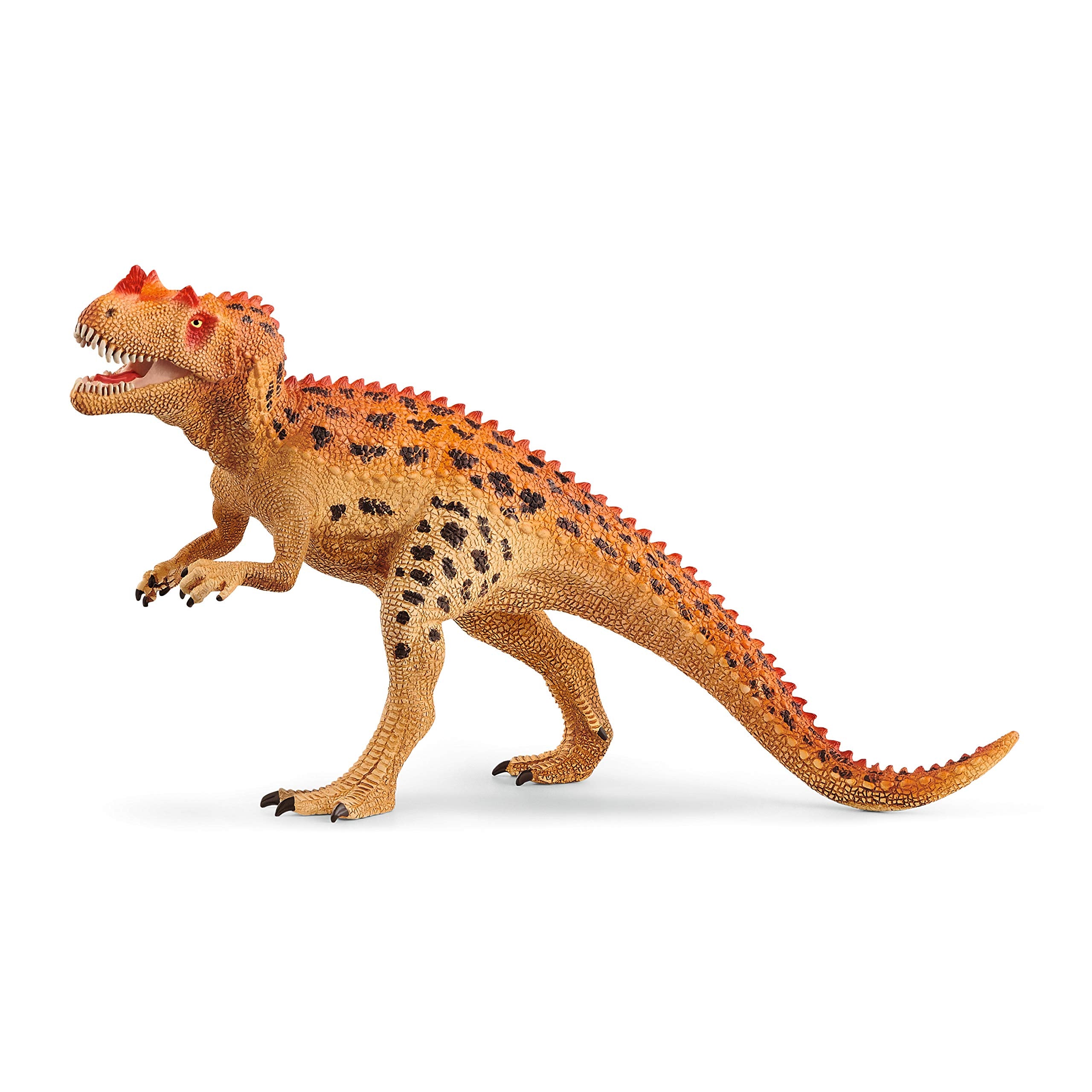 Schleich Ceratosaurus toy front view, showcasing detailed realism for imaginative play.