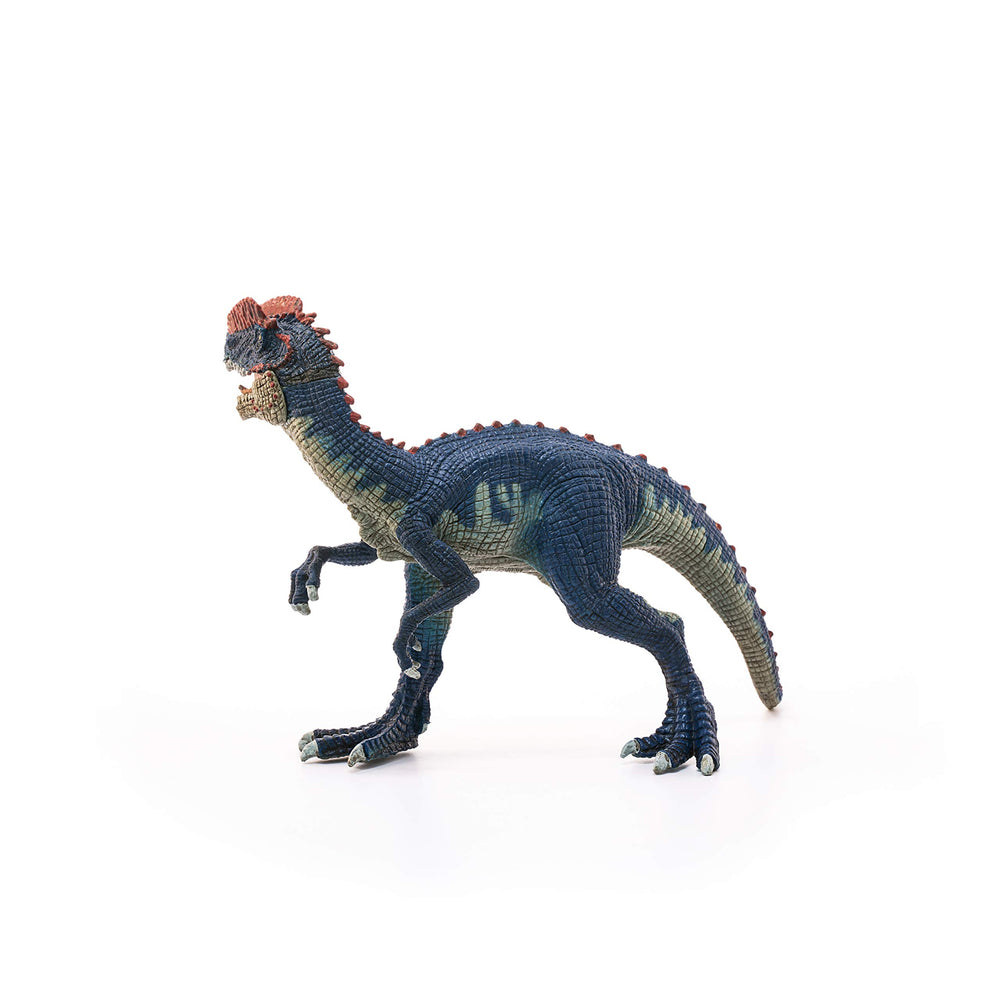 Schleich Dilophosaurus toy figure sparks open-ended Jurassic adventures