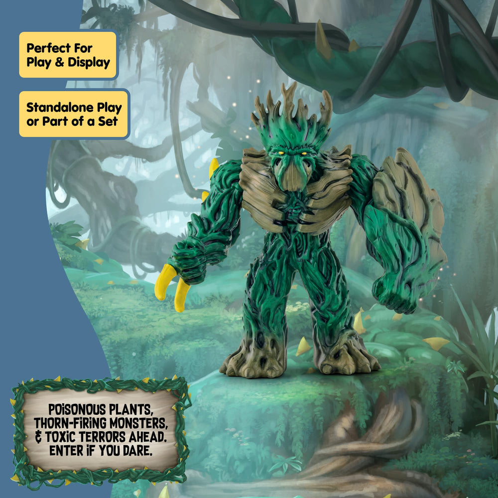 Schleich Eldrador Jungle Emperor camouflage pattern for stealthy adventures.