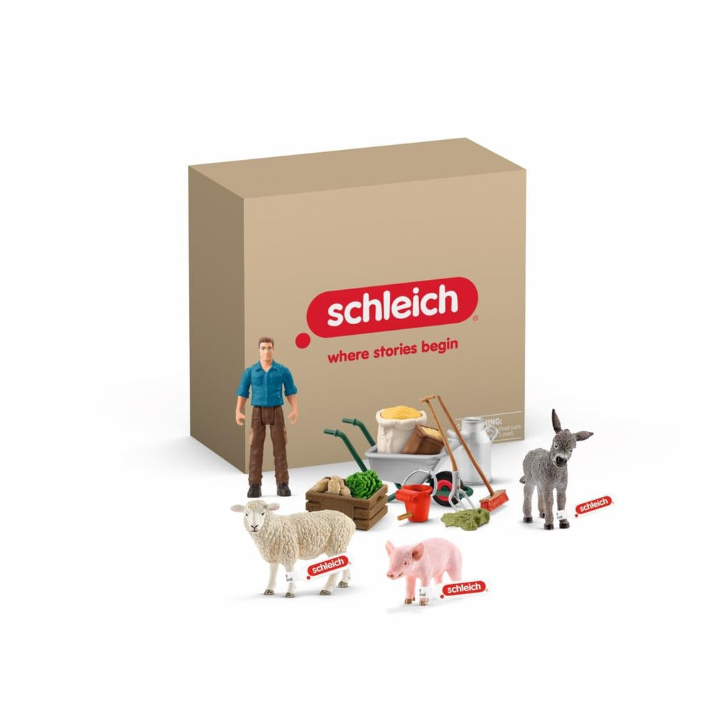 Schleich Farm World piglet figurine for imaginative play and storytelling sessions