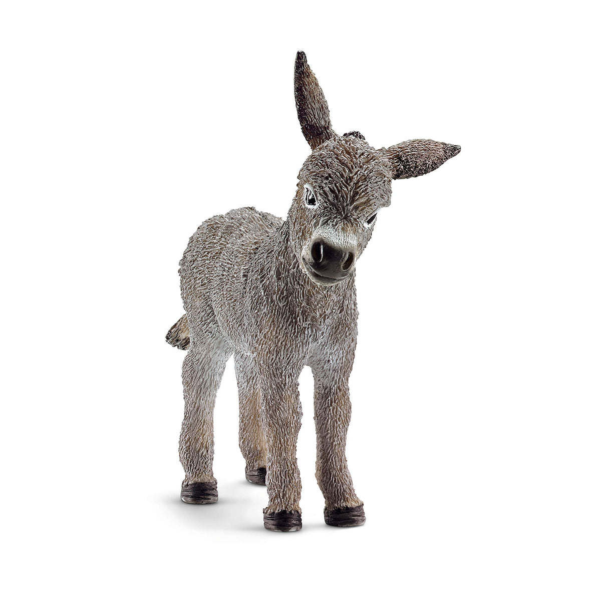 Schleich Farm World baby donkey foal figurine for safe, imaginative pretend play.
