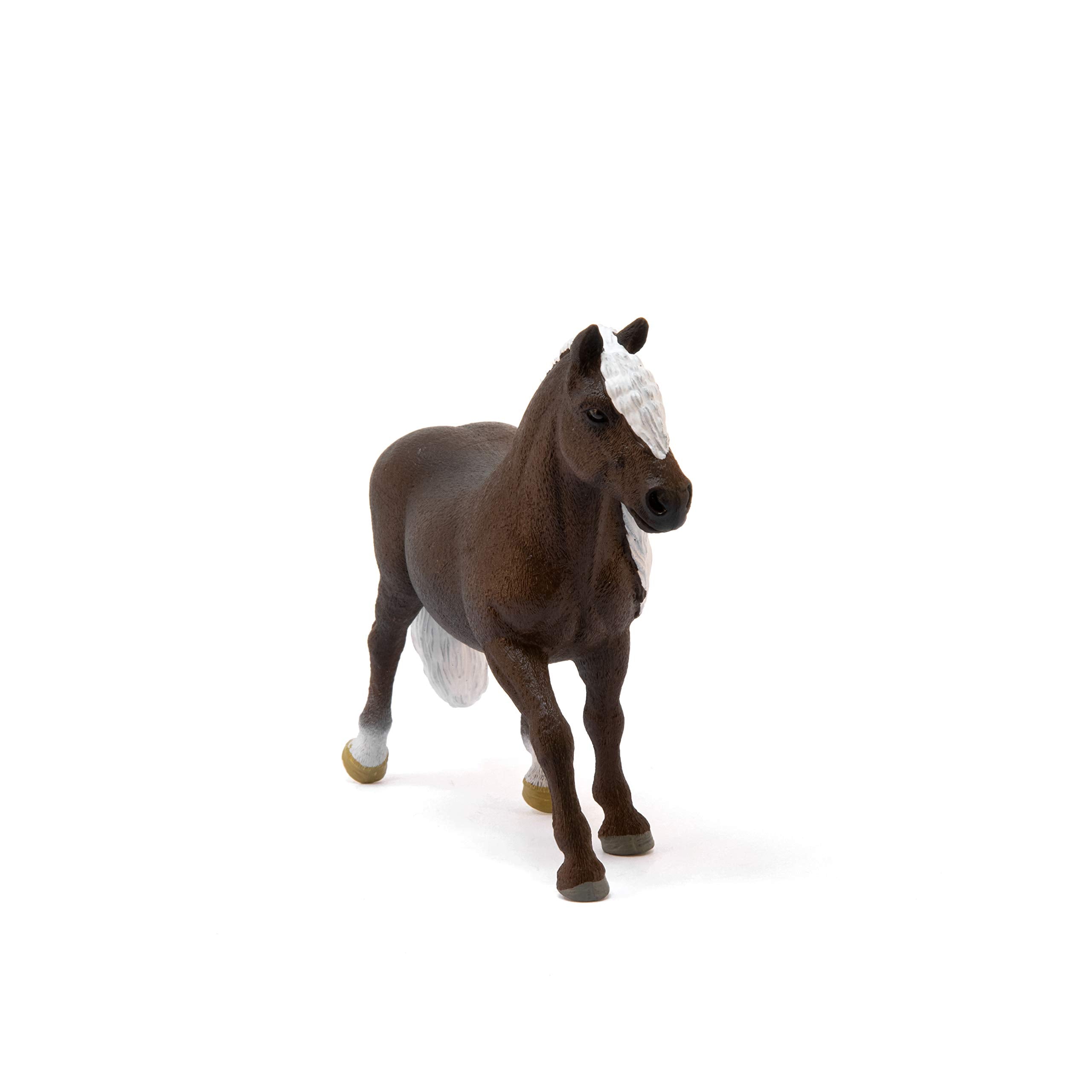 Schleich Farm World imaginative play scenario featuring the mare on a sunny farm