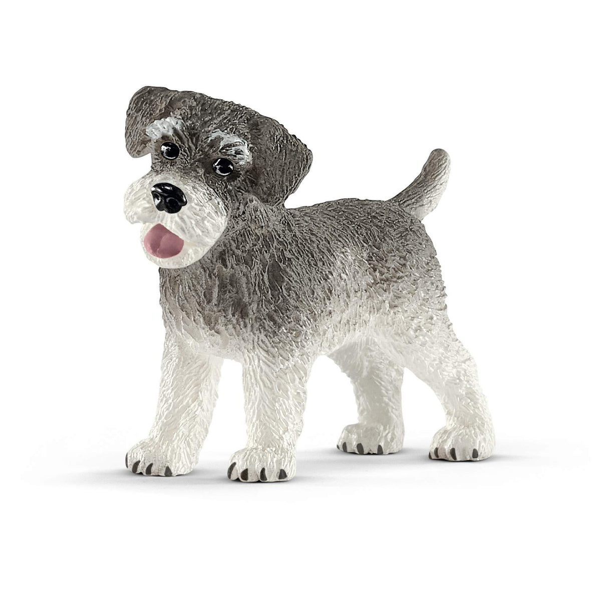 Schleich Farm World Miniature Schnauzer figurine in lifelike pose for imaginative farm play
