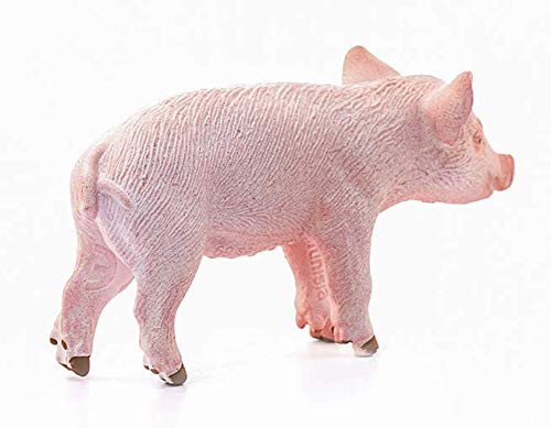 Schleich Piglet texture detail promotes tactile exploration with durable, child-safe design.