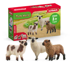Schleich Farm World sheep friends figurines for imaginative play and storytelling.