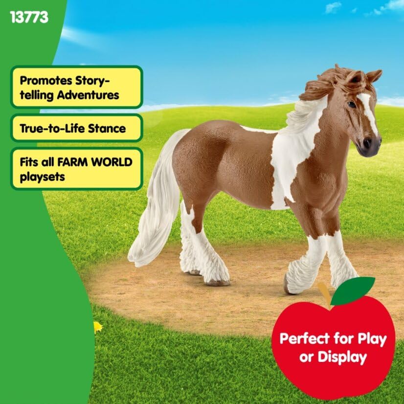 Schleich Farm World stable scene invites multi-figure adventures.