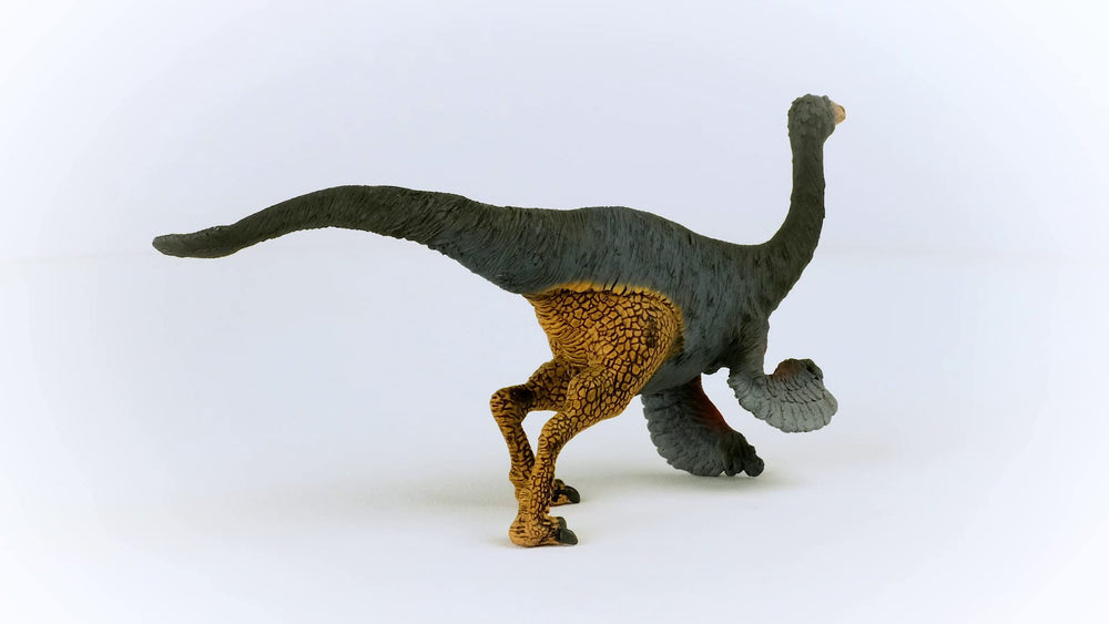 Schleich Gallimimus movable jaw feature enables dynamic prehistoric action scenes