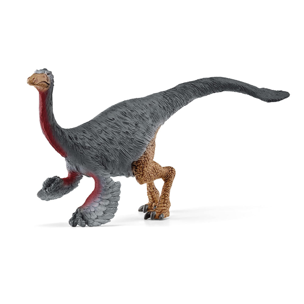 Schleich Gallimimus dinosaur figurine side view for imaginative play