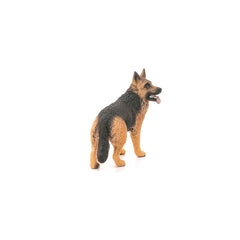 Schleich German Shepherd dog figurine in action pose sparks imaginative stories.