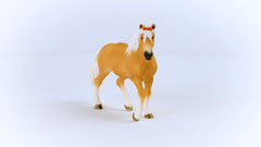Close-up of Schleich Haflinger forelock detail for realistic pretend play