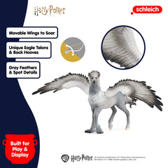 Schleich Harry Potter Buckbeak figurine Hogwarts display on shelf