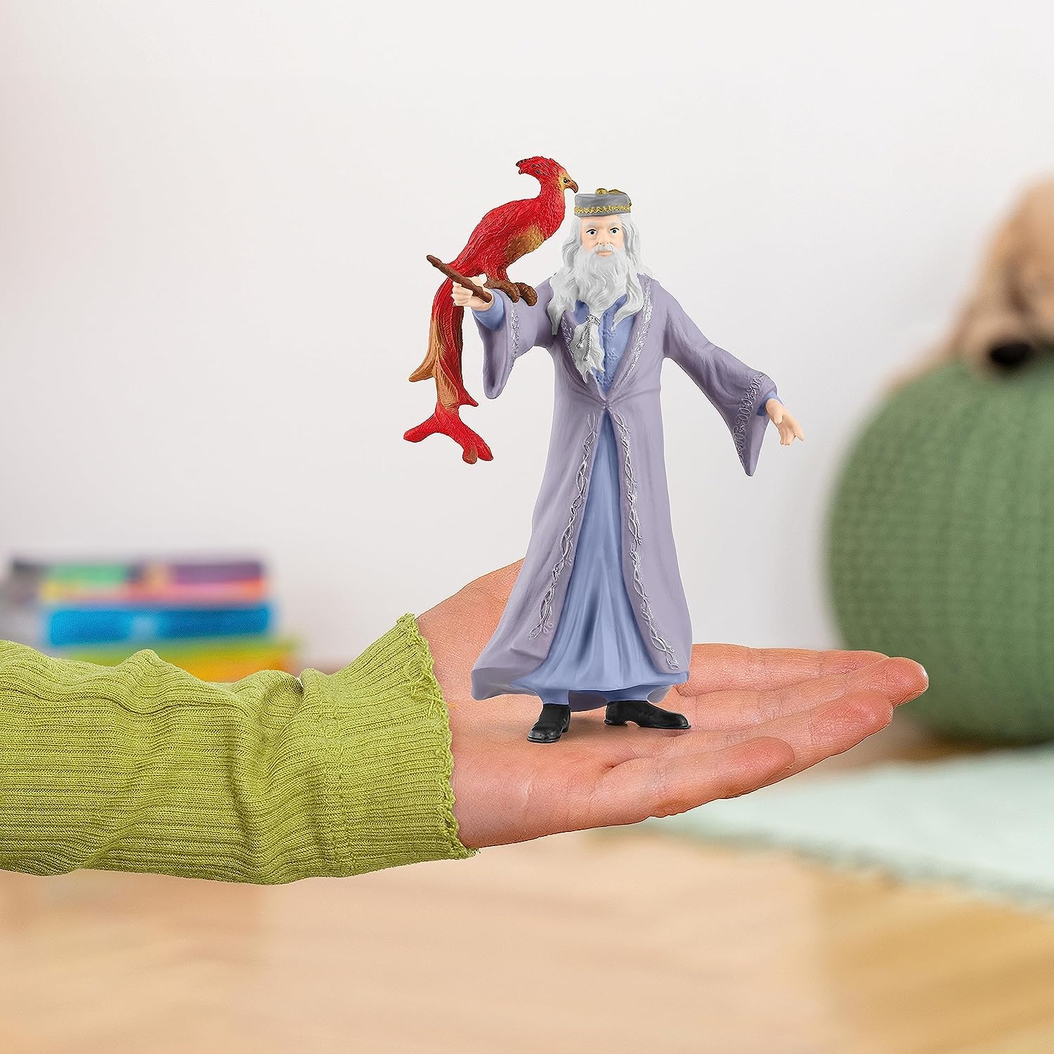 Schleich Harry Potter Dumbledore robe detail close-up for collectors