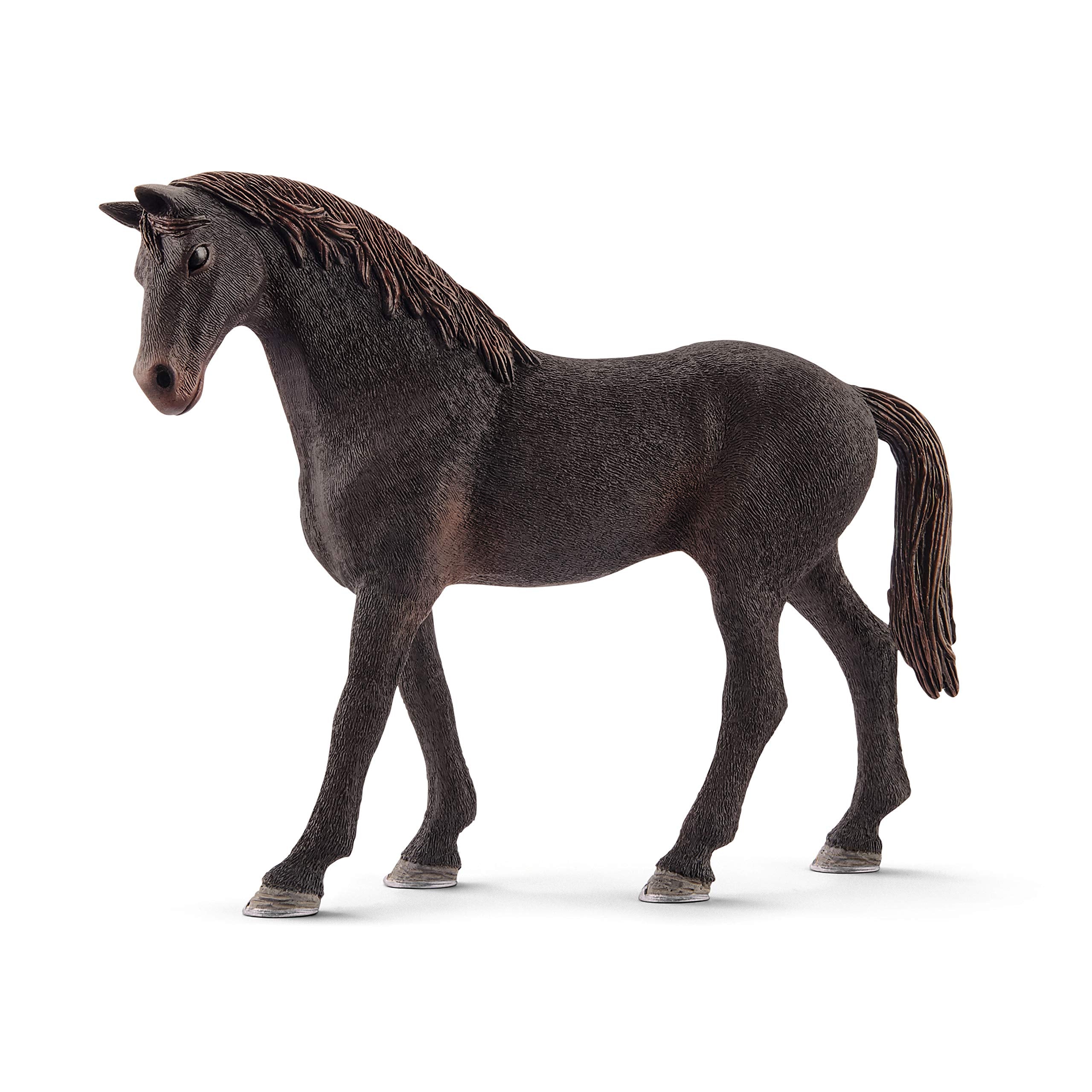 Schleich Horse Club English Thoroughbred Stallion figure for lifelike imaginative play.