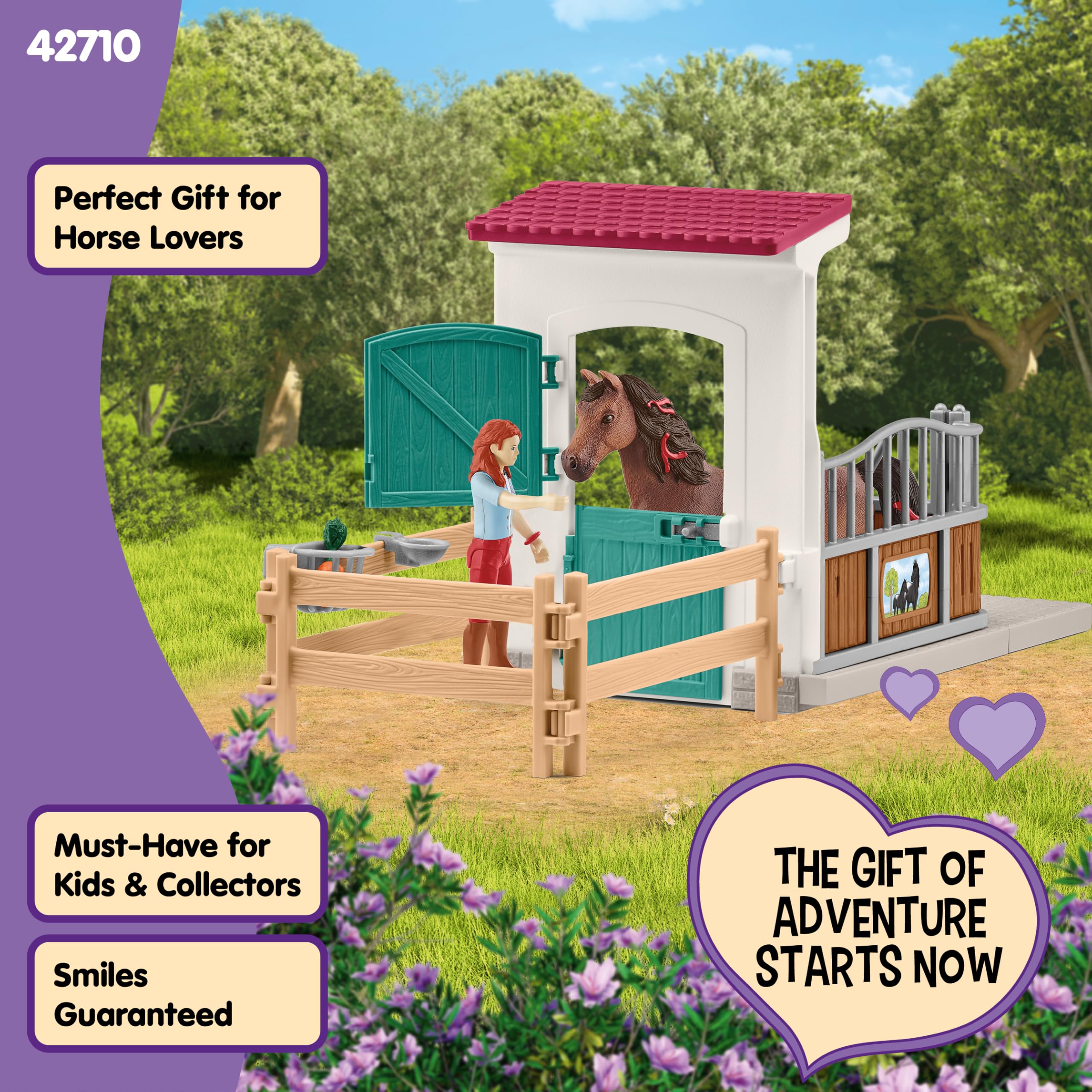 Schleich Hannah riding figure with movable limbs for easy saddling and grooming