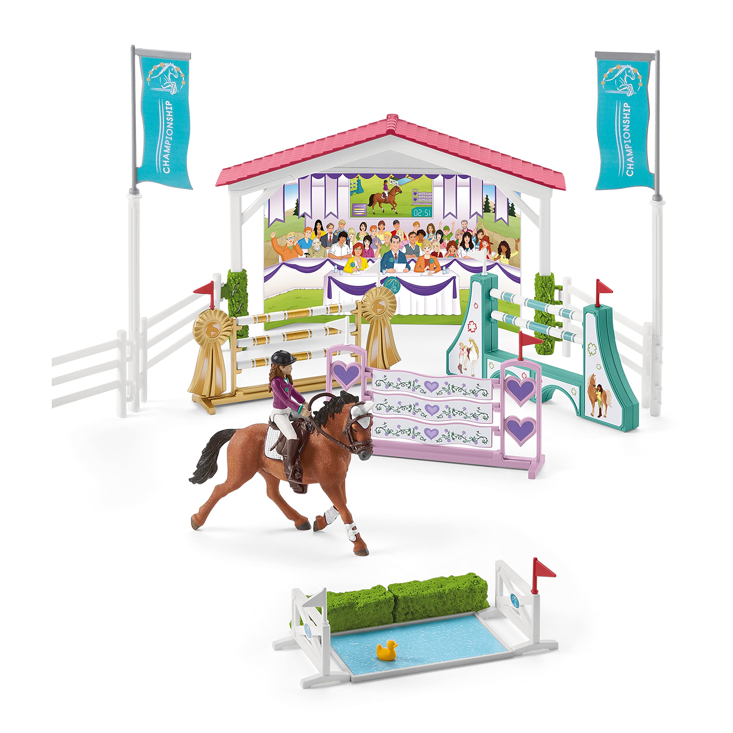 Schleich storytelling image supports creative narratives with horse club characters.