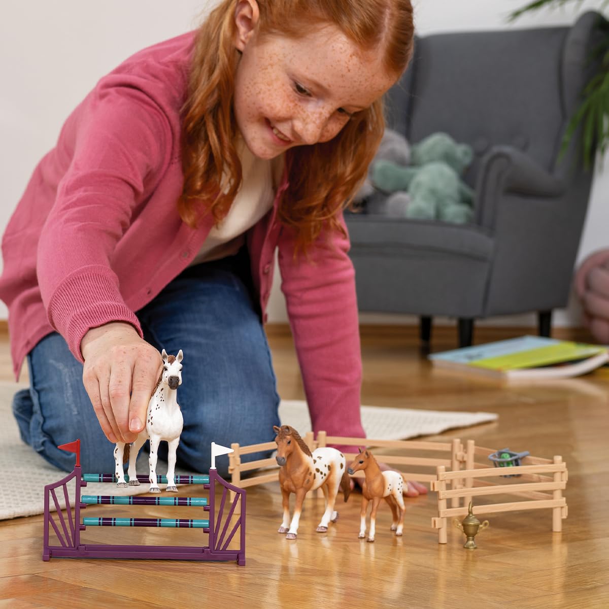 Schleich Horse Club Lakeside village scene for collaborative play and world-building.