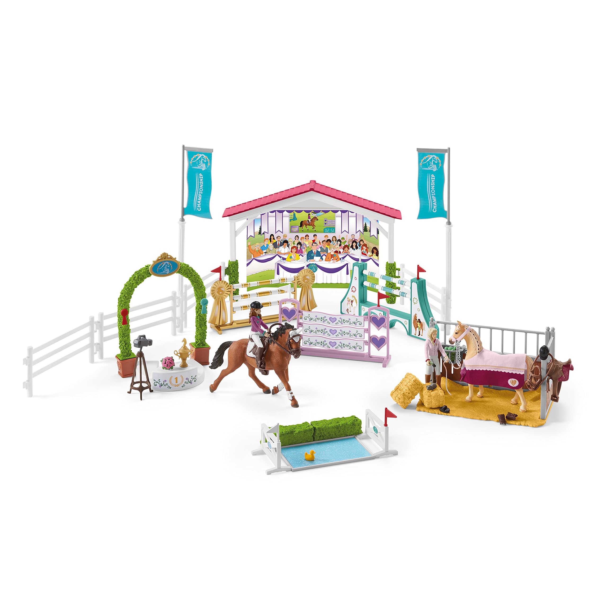 Schleich ribbons celebrate achievements during pretend horse shows or tournaments.
