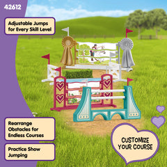 Schleich Horse Club Sarah and Mystery included in portable play