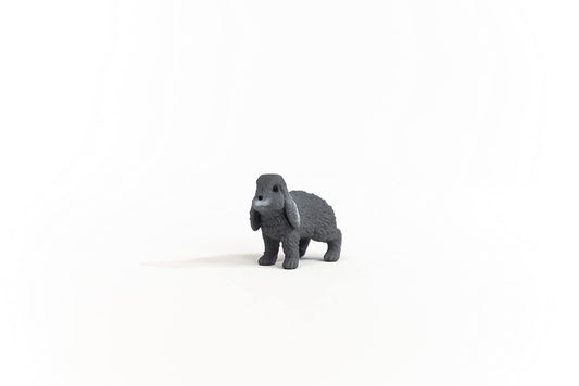 Schleich lop-eared bunny side view highlighting durable detailing for kids.