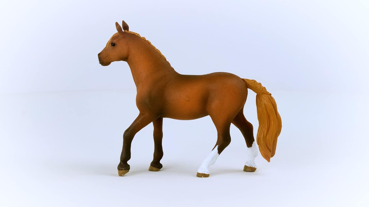 Schleich Peruvian Paso mare detailed sculpting for realistic pretend play.