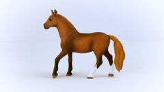 Schleich Peruvian Paso mare detailed sculpting for realistic pretend play.