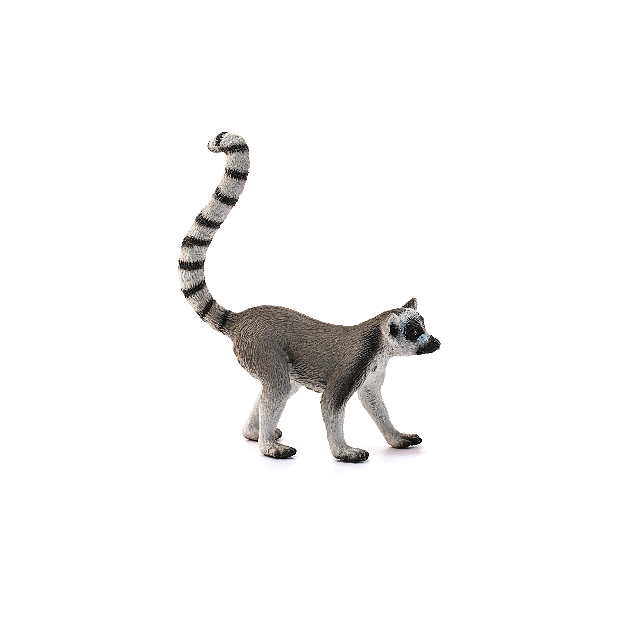 Schleich Ring-Tailed Lemur figure durable for daily play sessions