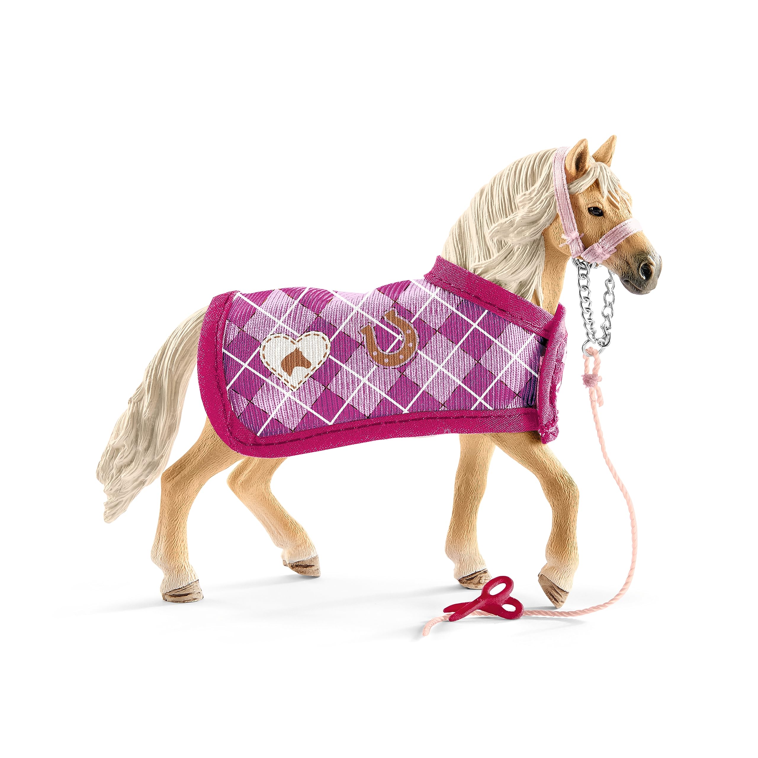Schleich Sofia Fashion Creation Andalusians figurine with lifelike detail for imaginative play.