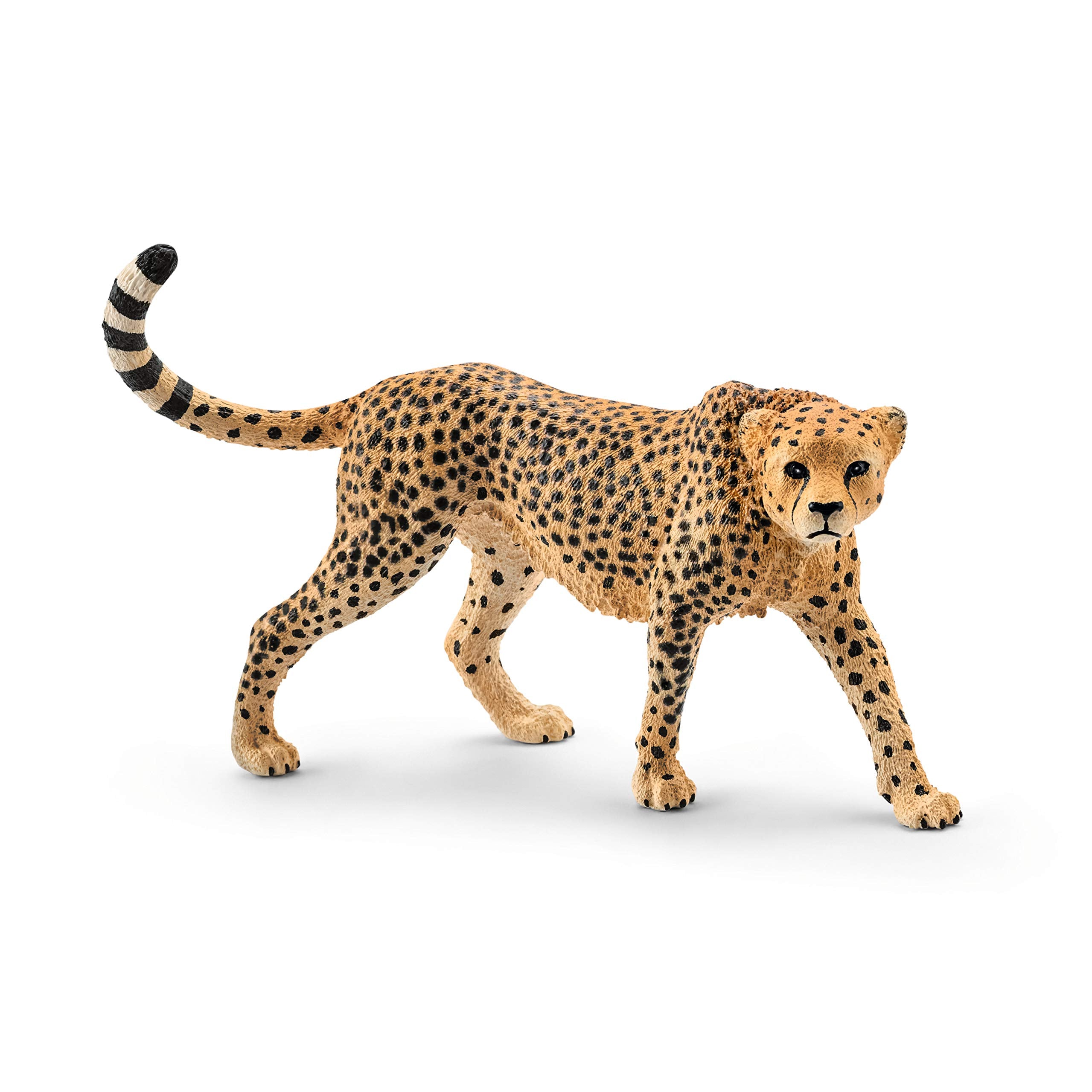 Schleich Wild Life female cheetah figure with lifelike markings for imaginative play.