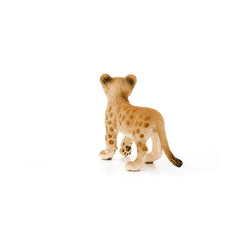 Schleich Wild Life Lion Cub side view enhances role-play adventures.