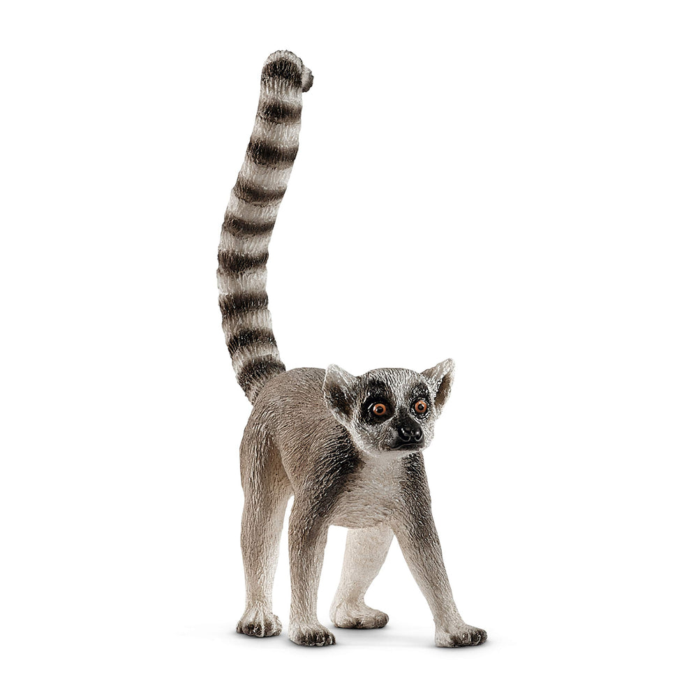 Schleich Wild Life Ring-Tailed Lemur figurine for realistic pretend play