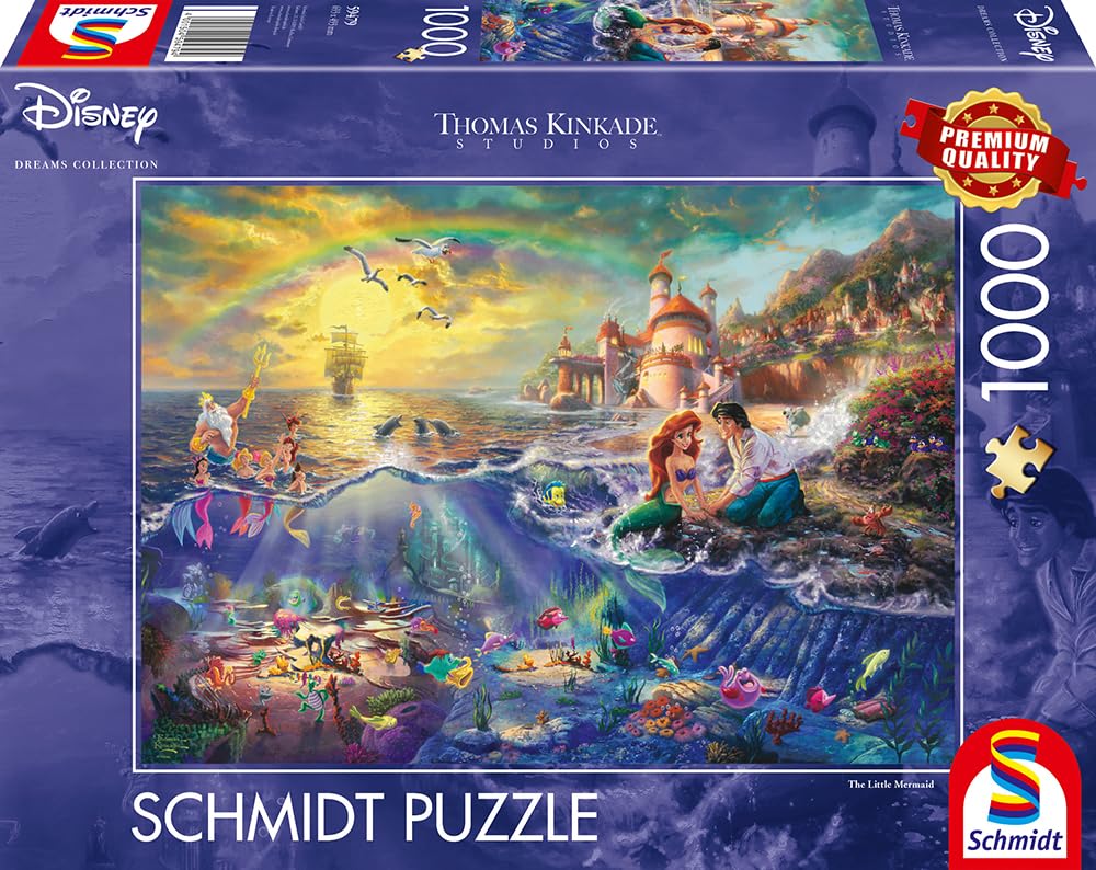 Schmidt completed puzzle 69x49 cm ready to display
