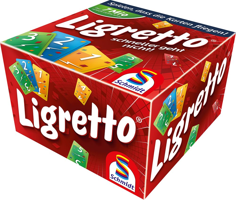 Schmidt Ligretto red card game setup ready for fast family play.