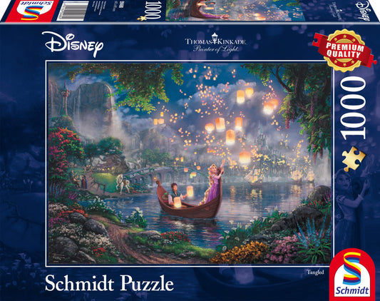 Schmidt Spiele Disney Rapunzel puzzle box front highlights premium packaging for gifting