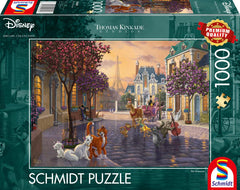 Schmidt Thomas Kinkade Aristocats puzzle cover image for family puzzle night and focus