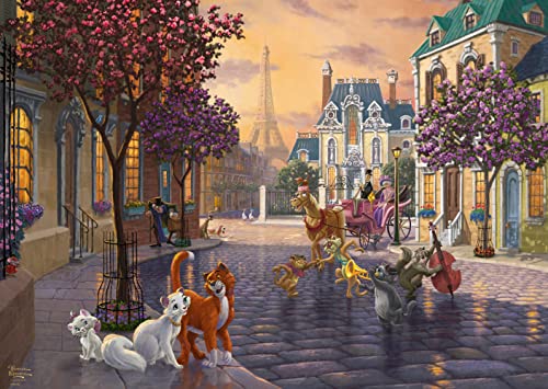 Schmidt Thomas Kinkade Aristocats puzzle pieces image for mindful assembly and relaxation