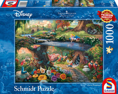 Schmidt Thomas Kinkade Disney Alice in Wonderland 1000pc puzzle gift for Disney fans and puzzle lovers