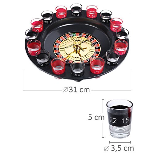 Schramm Evelots roulette balls included for authentic casino-style play