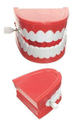 Schylling Chattering Teeth closeup highlights the mechanism and nostalgic appeal