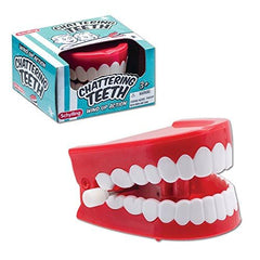 Schylling Chattering Teeth in-action captures motion and a classic prank vibe