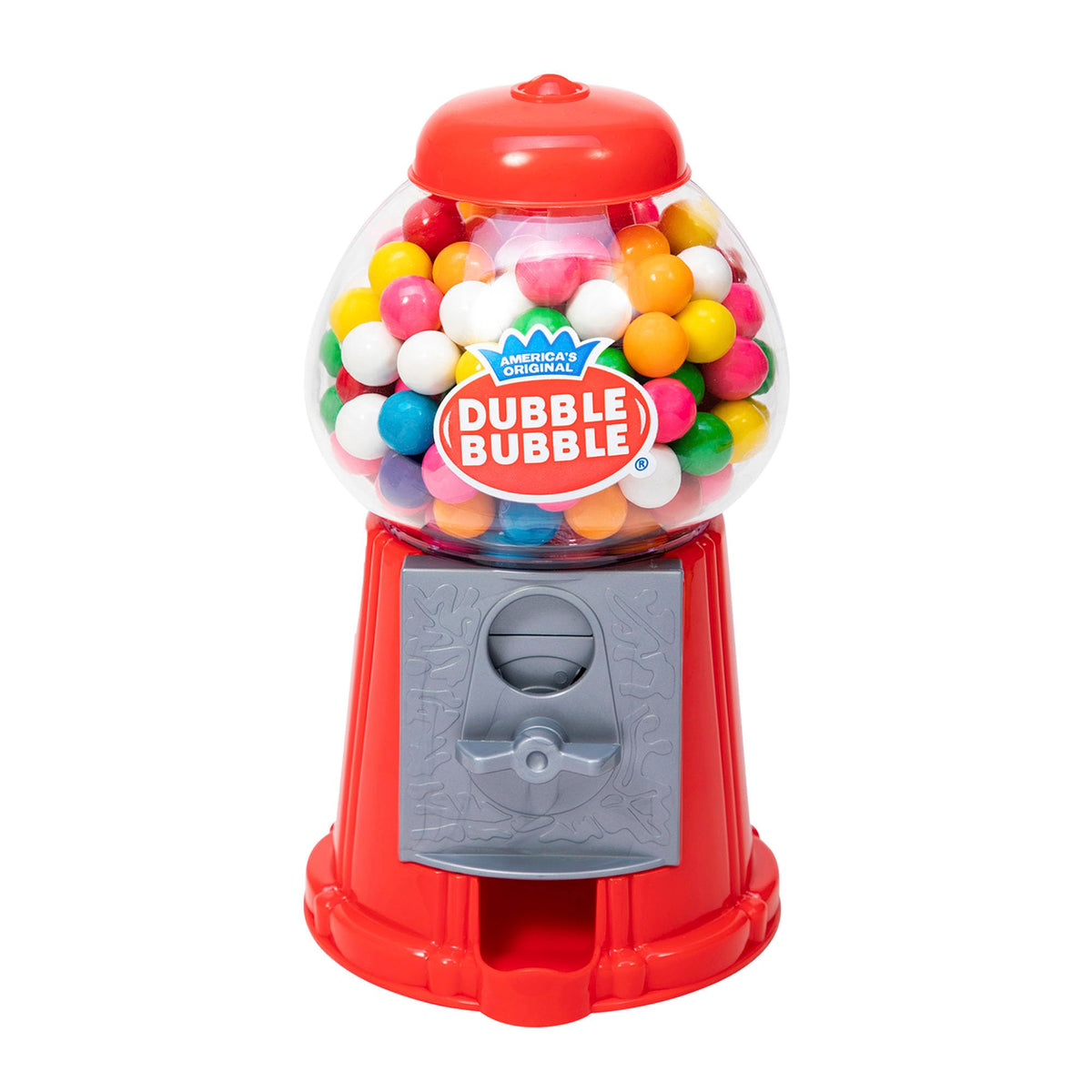 Schylling classic retro gumball bank with red base, a playful money saver for kids