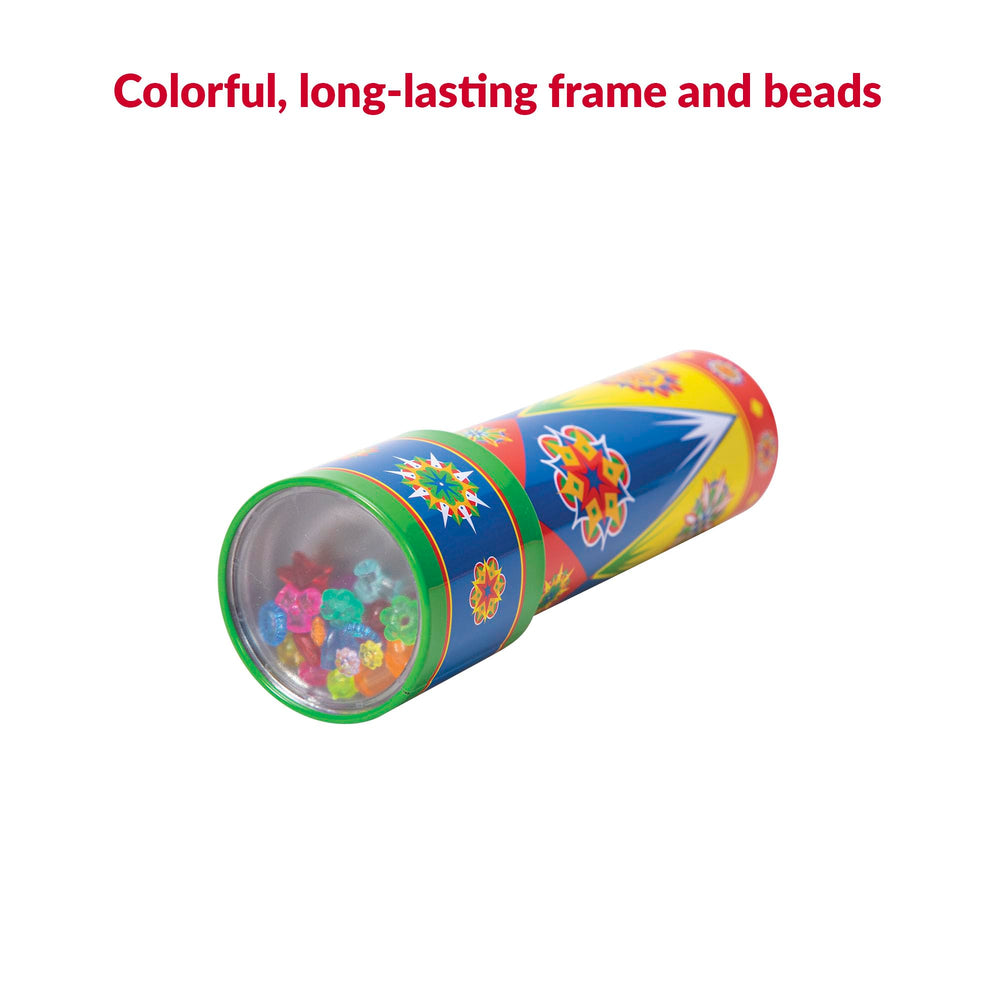 Schylling Classic Tin Kaleidoscope light refraction reveals shimmering bursts