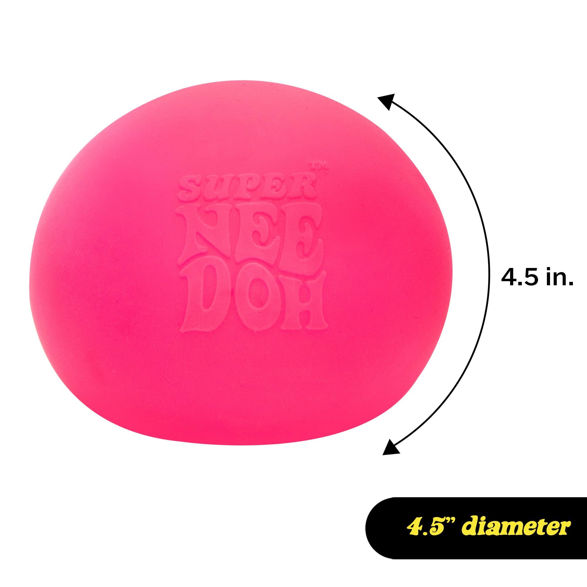 Schylling Nee Doh giant ball close-up shows soft flexible surface