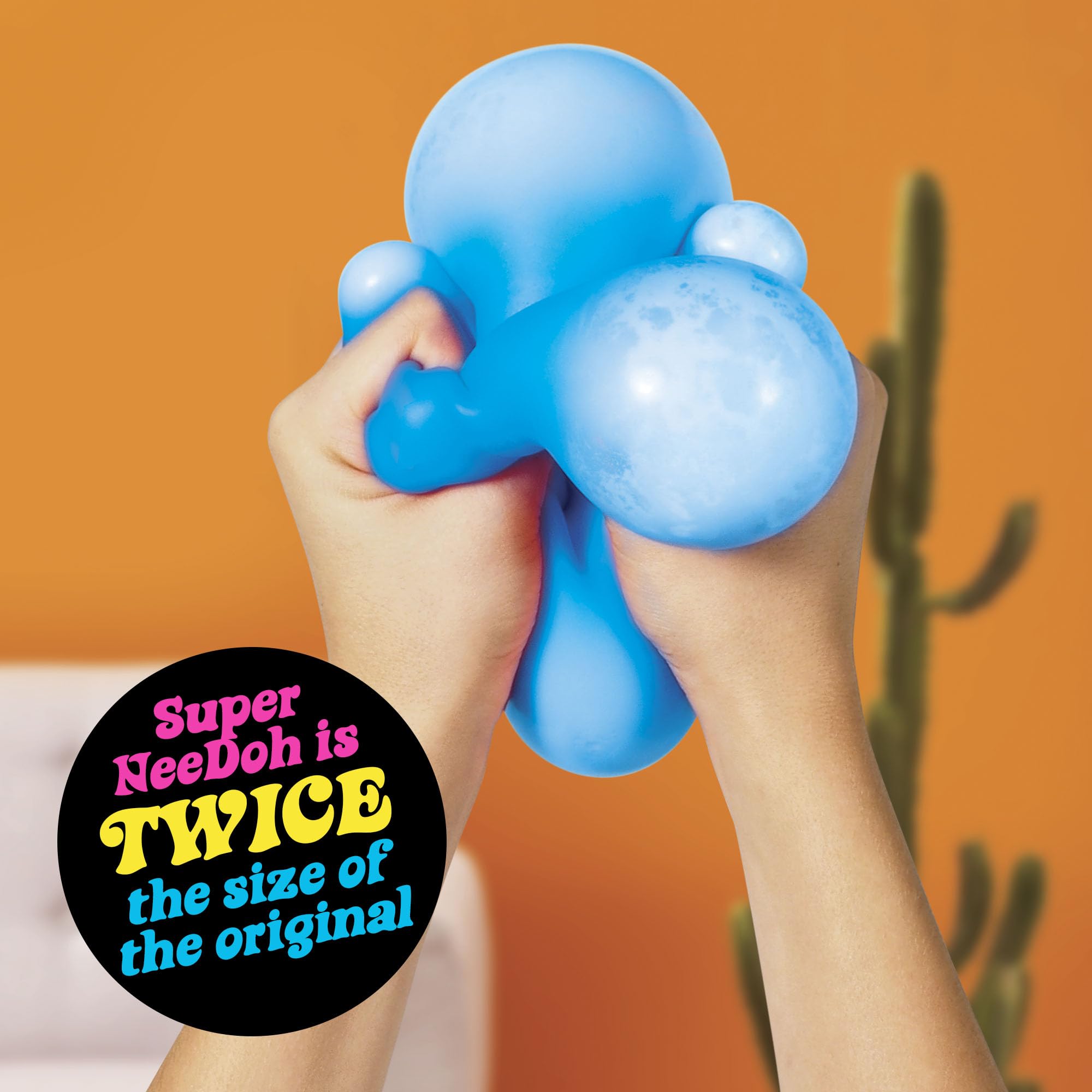 Schylling Nee Doh giant stress ball in bold hue for classroom use