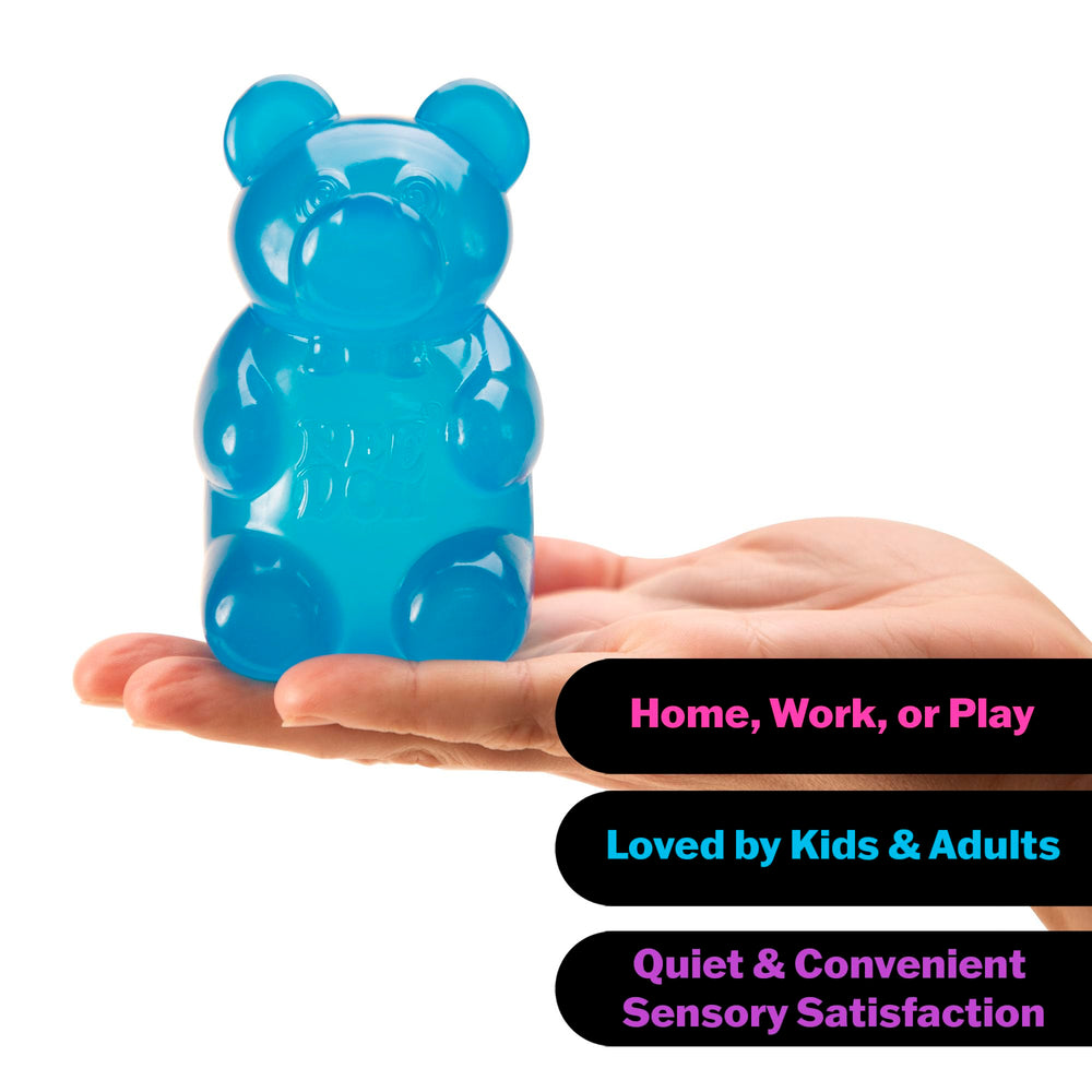 NeeDoh Gummy Bear color variation emphasizes playful visual appeal