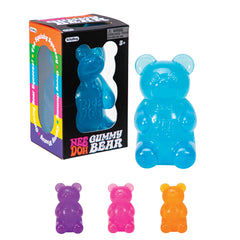 Schylling NeeDoh Gummy Bear packaging view for tactile exploration
