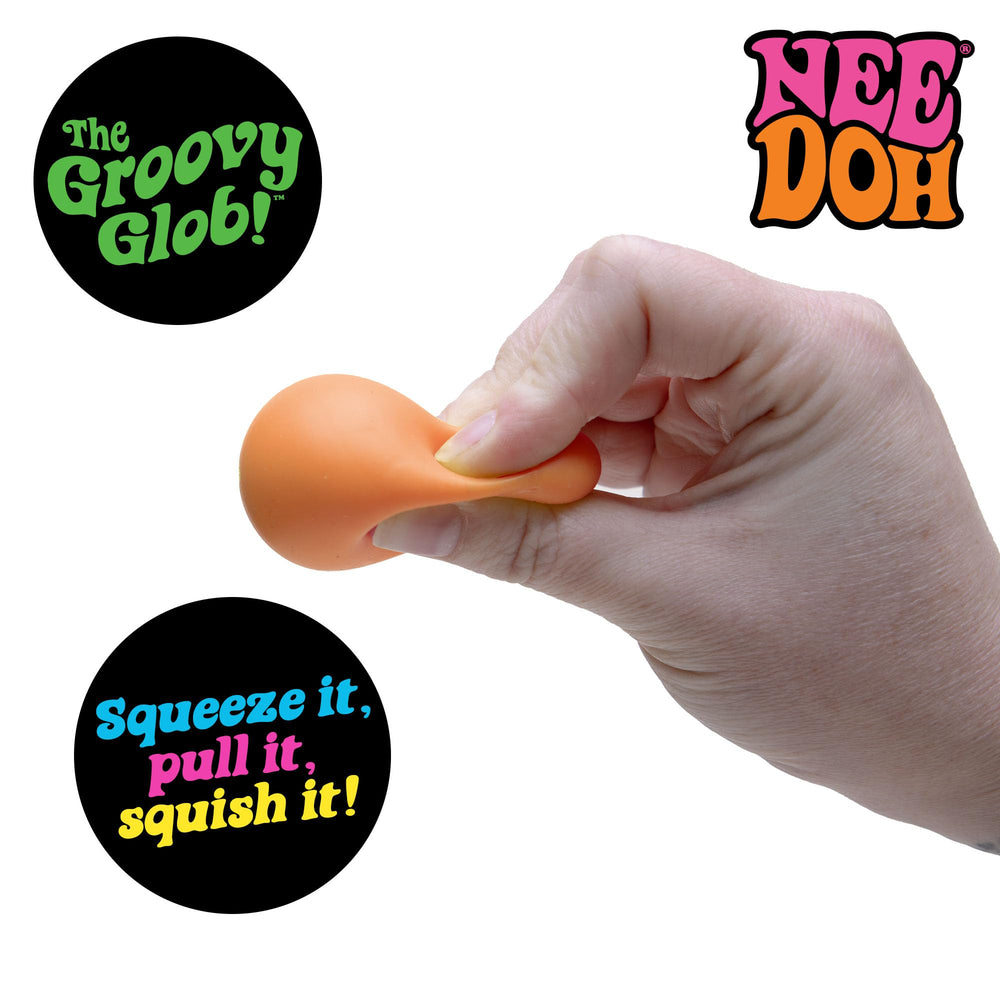 Schylling NeeDoh Teenie Quad Sparkle glittery finish for playful sensory moments.